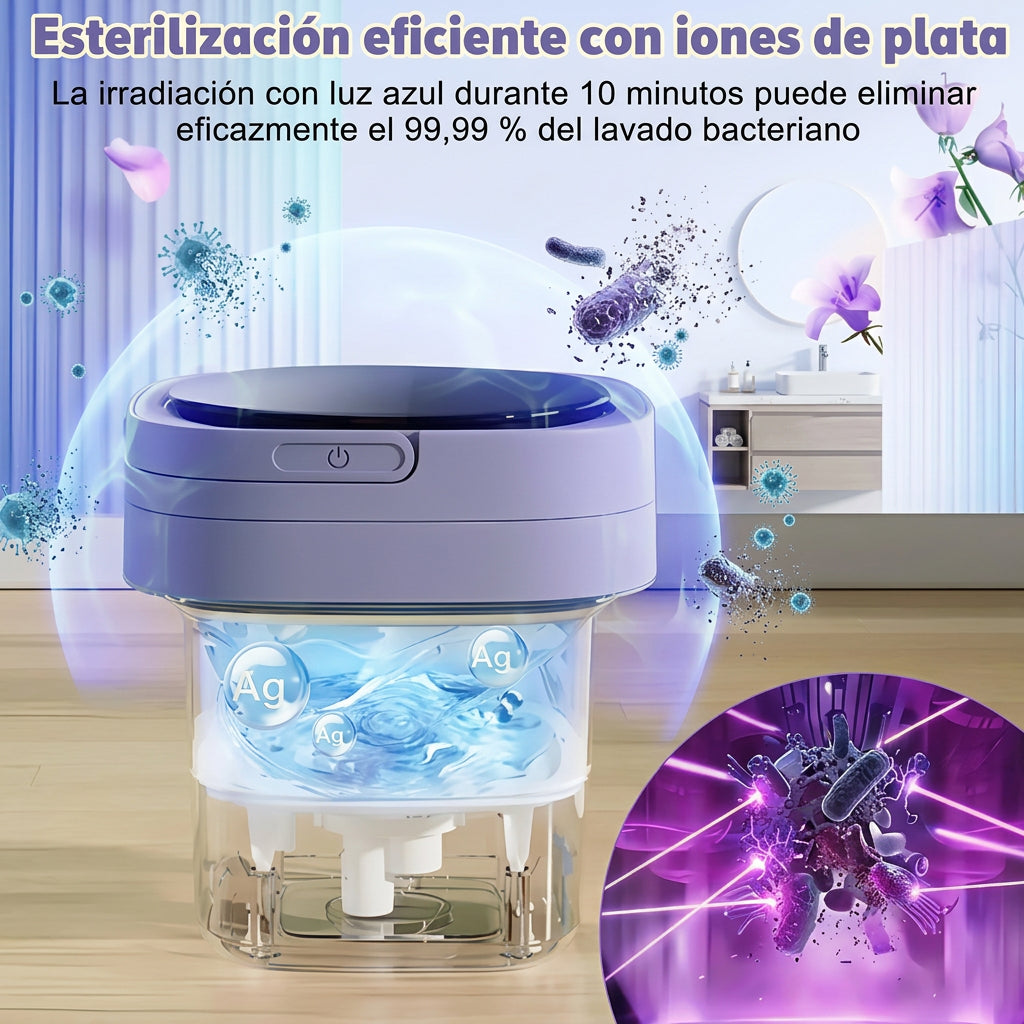 TecnoChile - Lavadora Portátil Plegable 10L Purpura