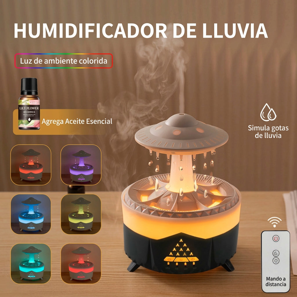 TecnoChile - Humidificador Difusor de Aromas tipo Hongo.