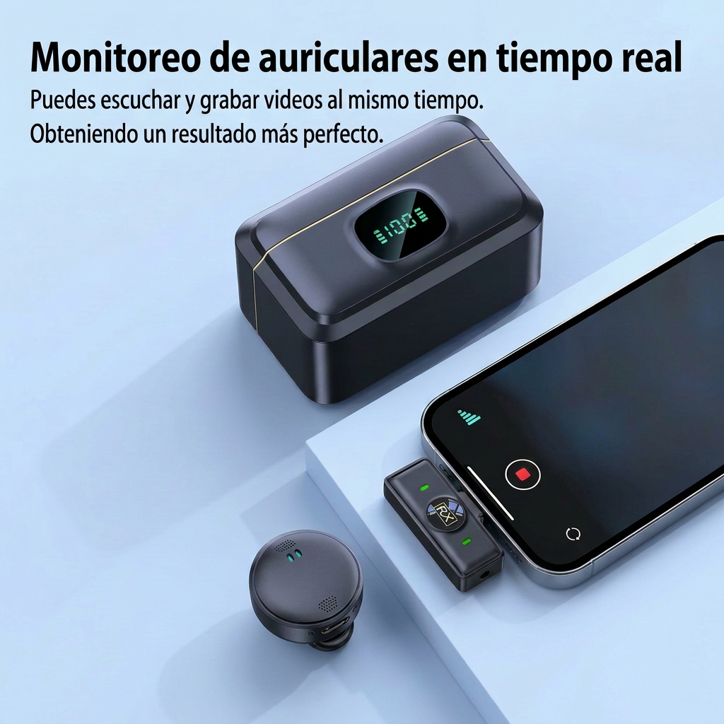 TecnoChile - Microfono Inalambrico Solapa Tipo C