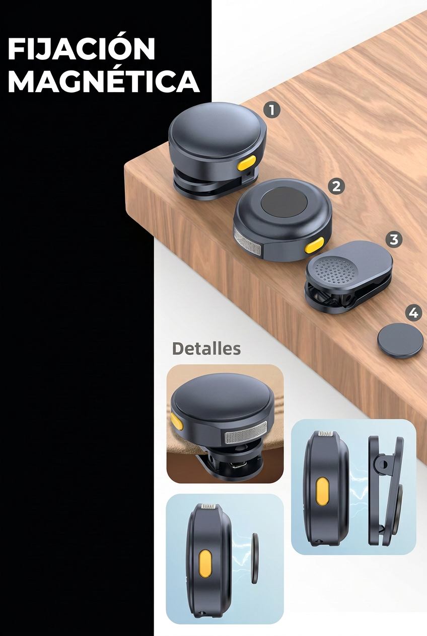 TecnoChile - Microfono Inalambrico Solapa Tipo C