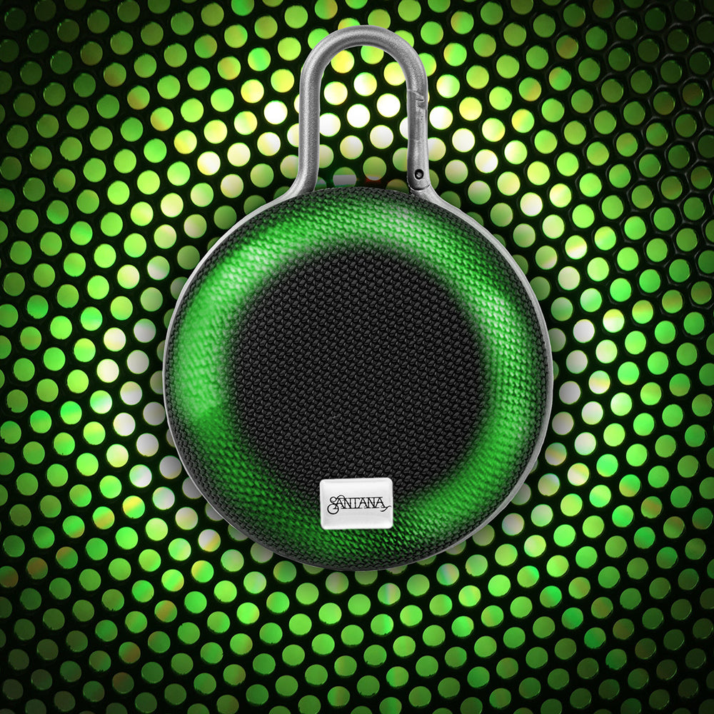 Santana Visión — Parlante Bluetooth con luces RGB