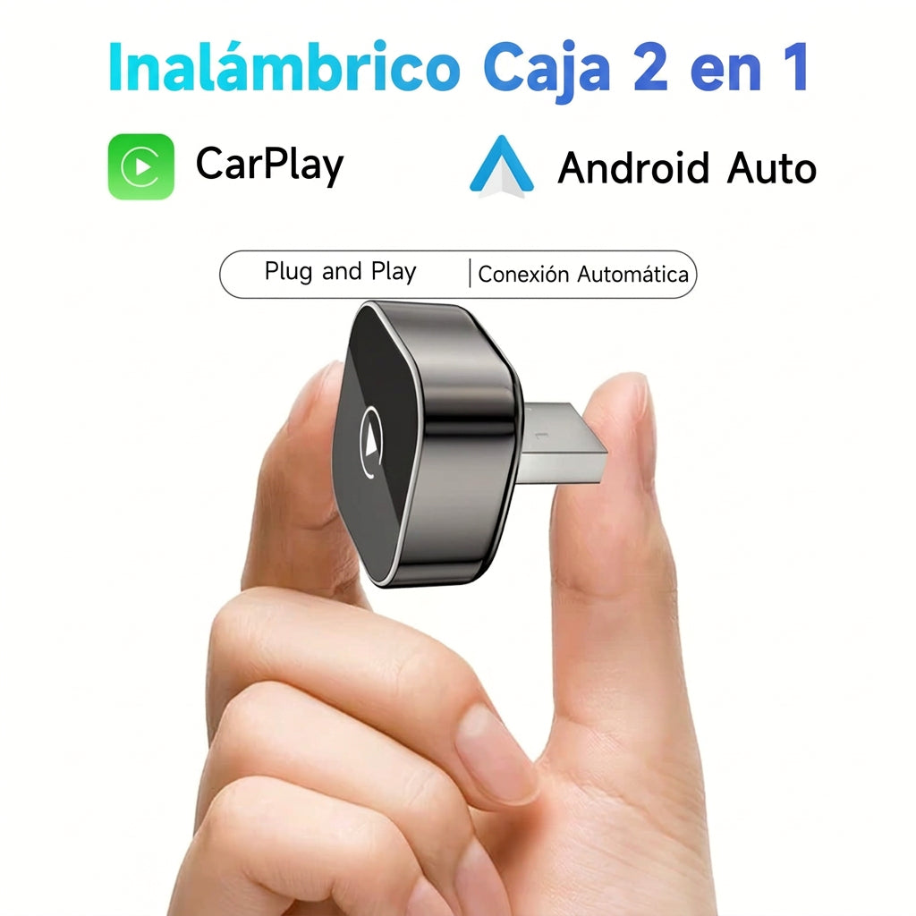 TecnoChile - Adaptador Inalambrico Para Carplay/Android Auto